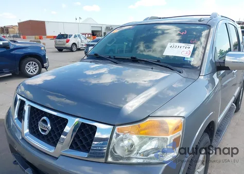2013 Nissan Armada Platinum из США, поврежденный, VIN 5N1BA0ND0DN613158